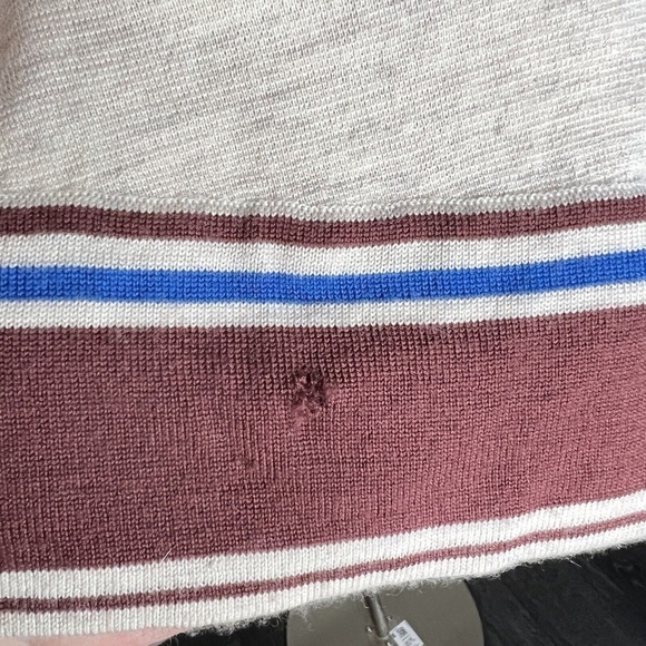 FOSSIL Vintage Soft wool Fit & Flare Sweater Dress L - Picture 7 of 9